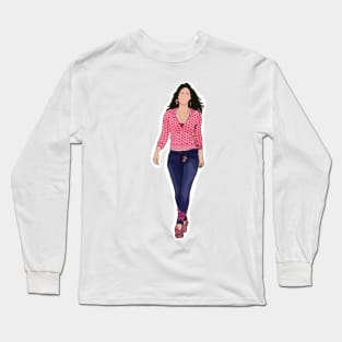 Jennifer Check Long Sleeve T-Shirt